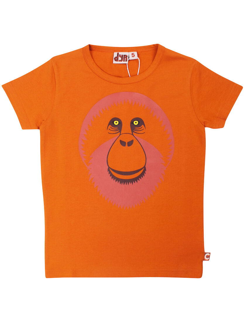 T-shirt til børn med orangutang      