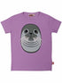 T-shirt til børn med sæl      