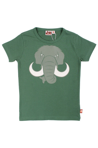 T-shirt til børn med mammut    