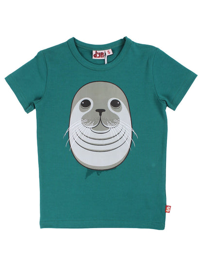 T-shirt med sæl til børn