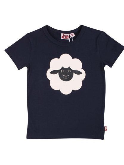 T-shirt til  børn med får