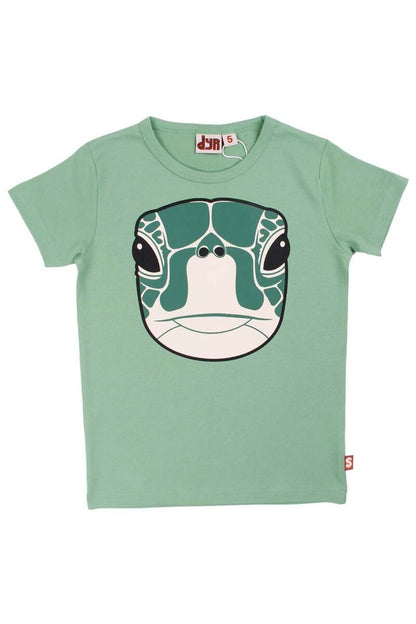 T-shrit til børn med skildpadde