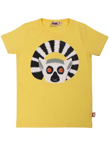 T-shirt til børn med lemur  