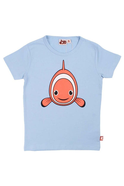 T-shirt til børn med klovnefisk