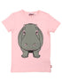 T-shirt til børn med flodhest
