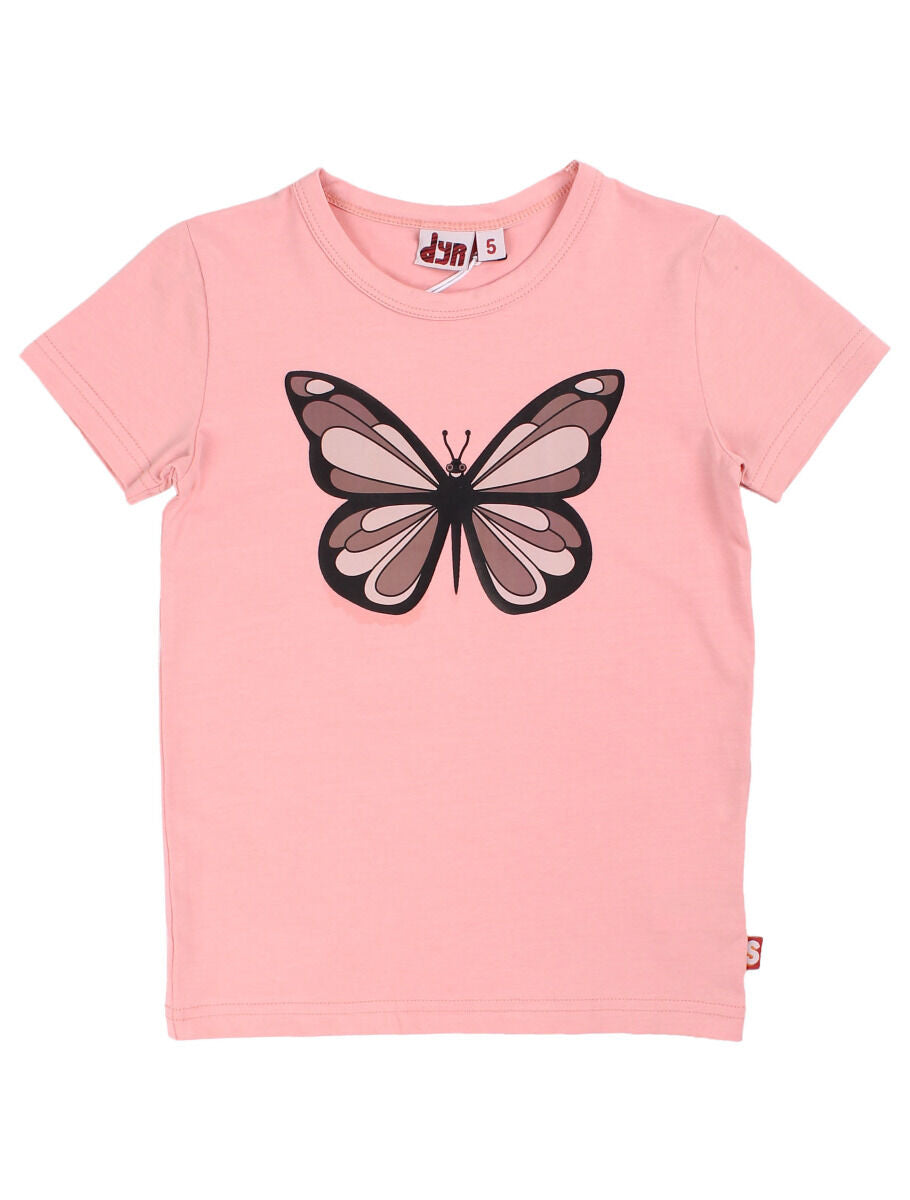 Børne t-shirt med sommerfugl