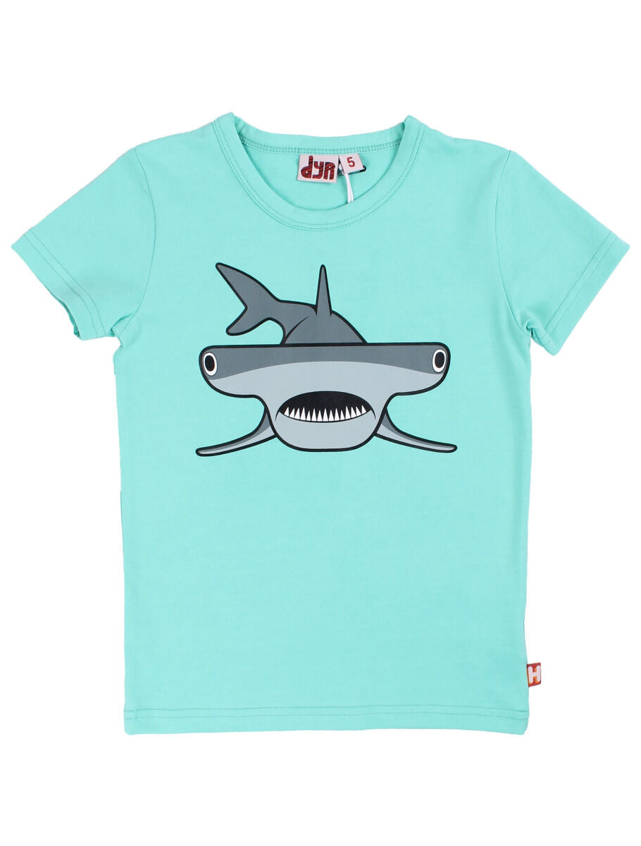 T-shirt til børn med hammerhaj 
