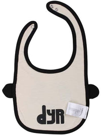Baby Bib Black/Lt Beige PANDA