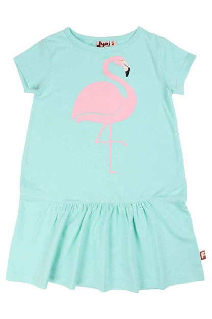 Kjole til børn med flamingo