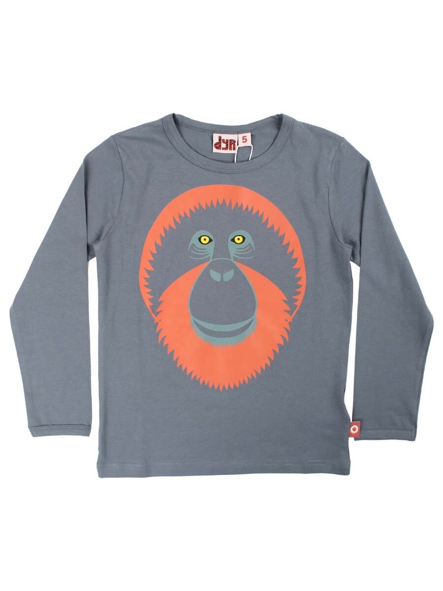 Bluse til børn med orangutang 