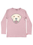 Bluse til børn med golden retriever hund