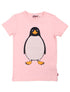 T-shirt til børn med pingvin 