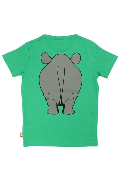 T-shirt med næsehorn til børn
