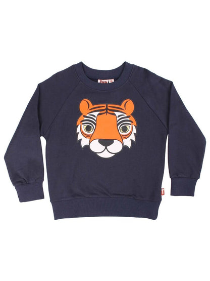 Sweater til børn med tiger  
