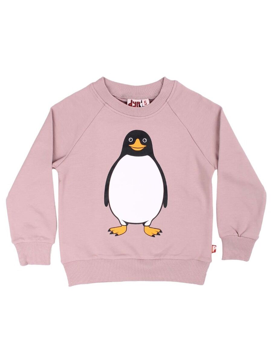 Sweater til børn med pingvin  