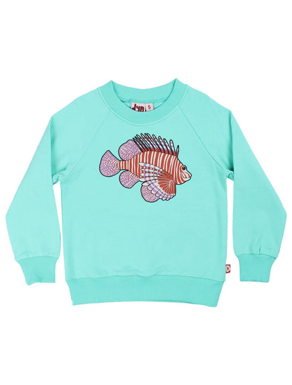 Sweater til børn med dragefisk 