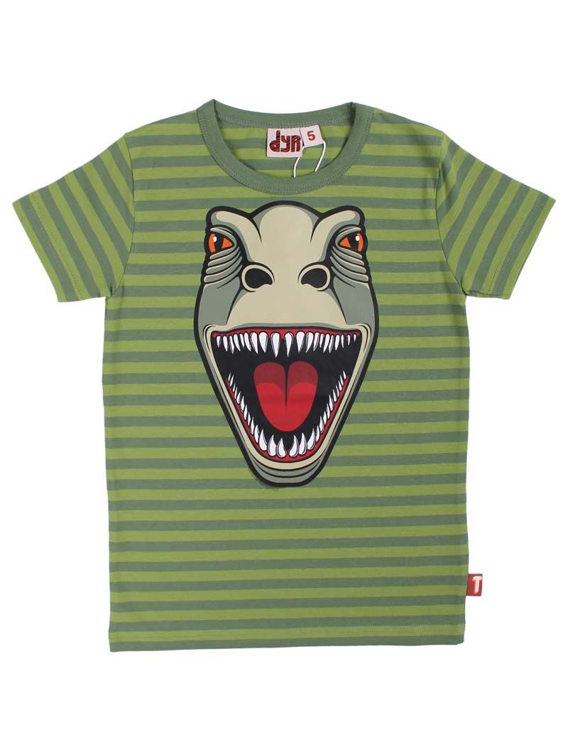 T-shirt til børn med t-rex dinosaur