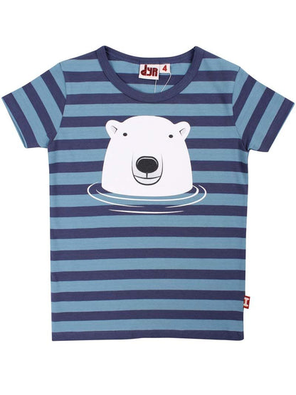 T-shirt til børn med isbjørn