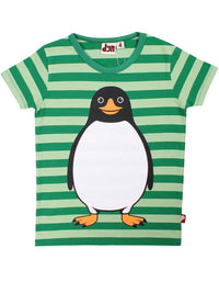 Dyrgrowl Tee AOP/STRIB Grass Green/Dusty Green PINGVIN