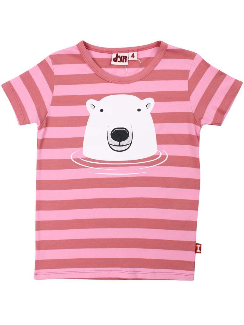 T-shirt til børn med isbjørn