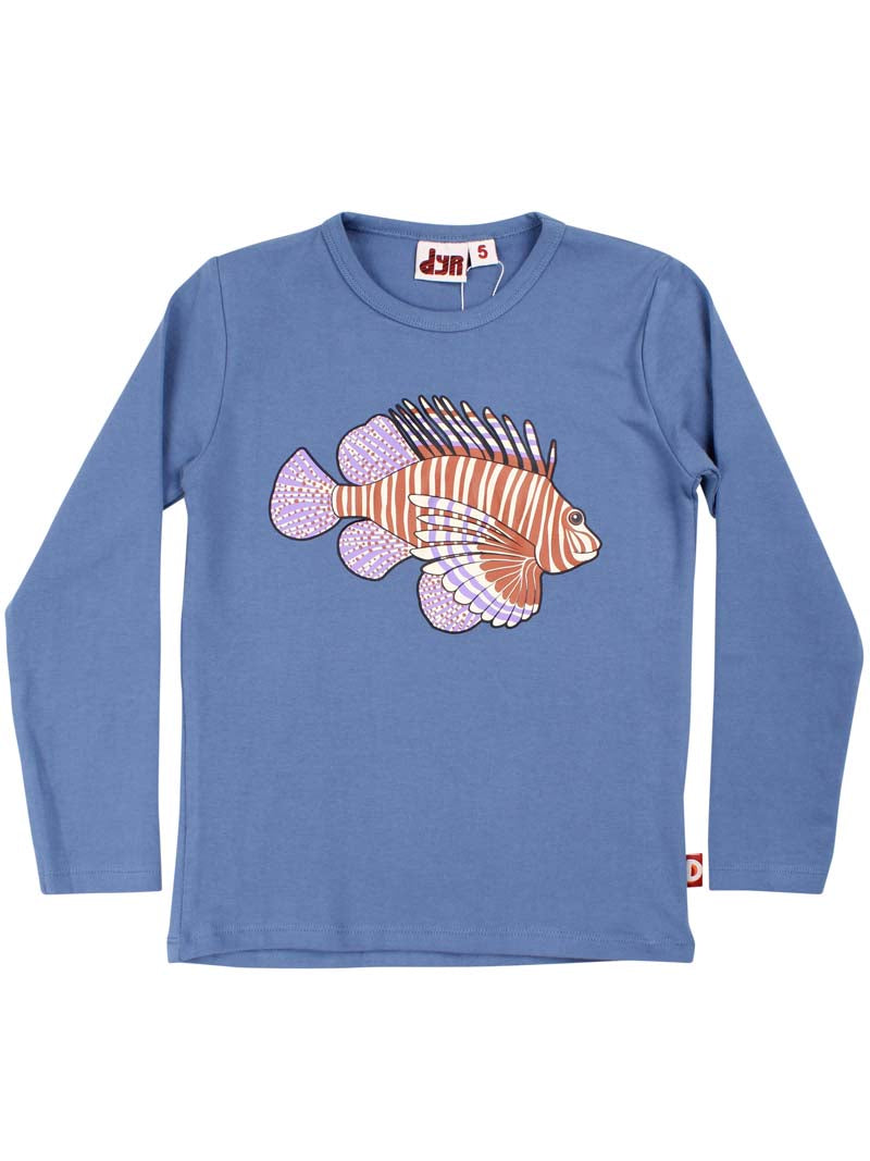 Bluse til børn med fisk 