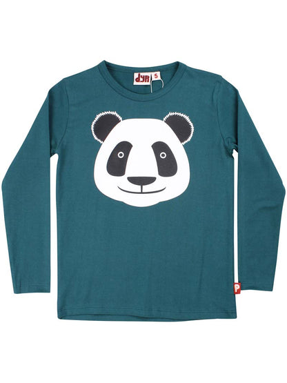 Lækker langærmet bluse til børn med print af panda fra Dyr Cph