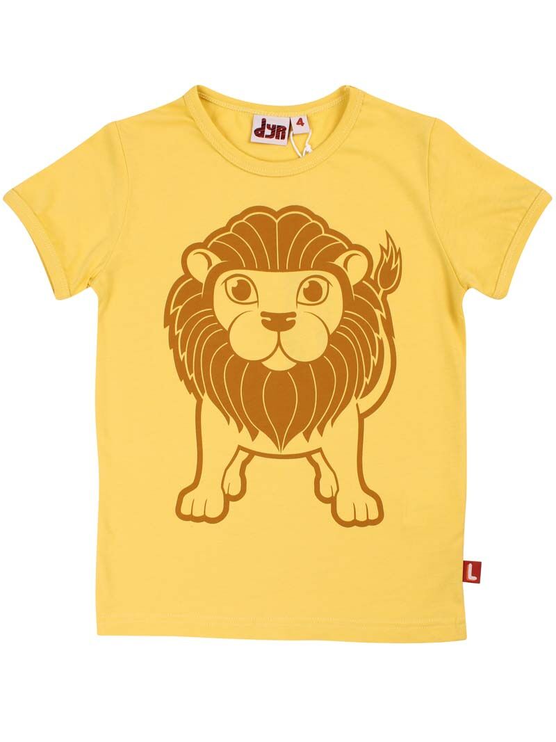 T-shirt til børn med løve