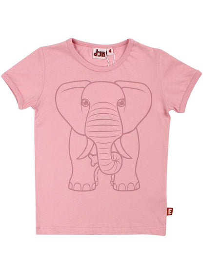 T-shirt til børn med elefant 