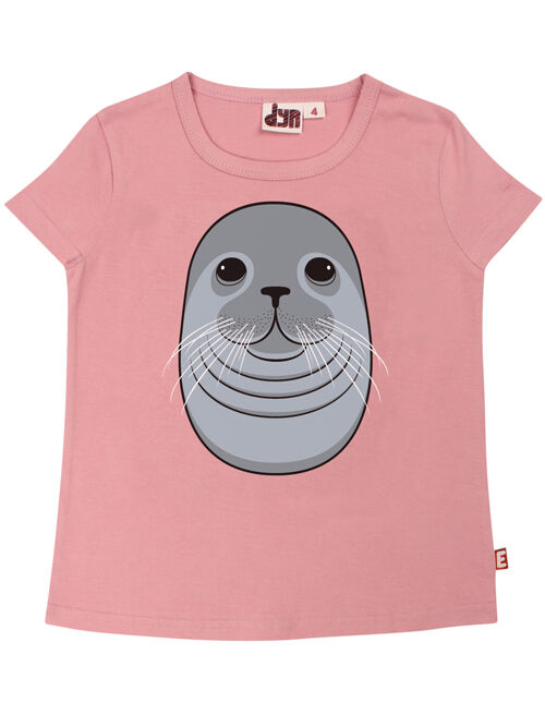 T-shirt til børn med sæl 