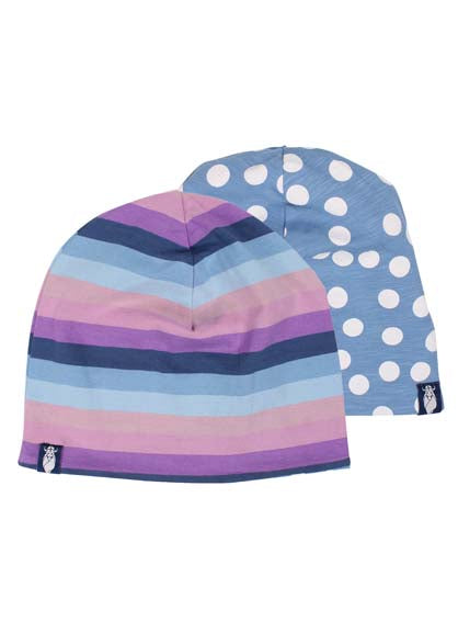 ORGANIC - Daneloeg Beanie Waterblue/Chalk-Fairy