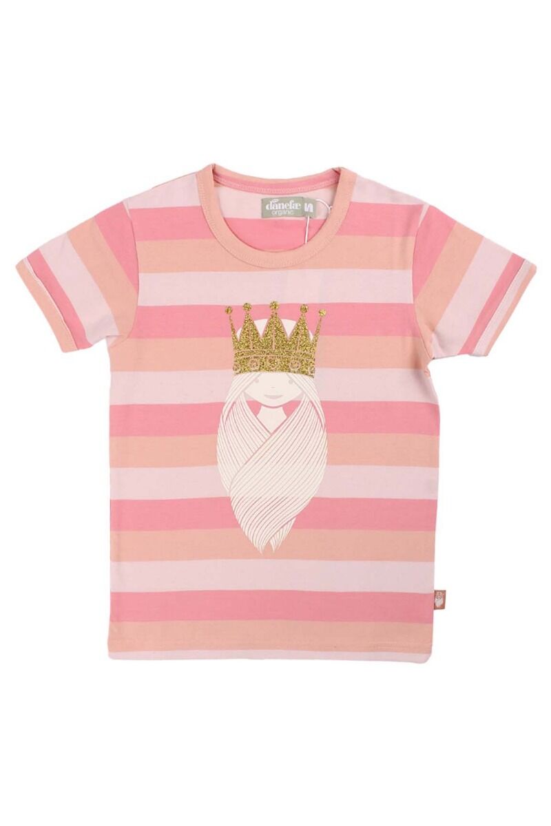 T-shirt til børn med prinsesse  