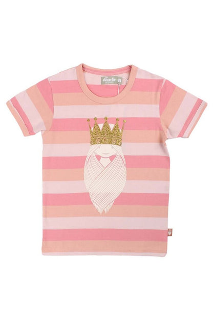 T-shirt til børn med prinsesse  