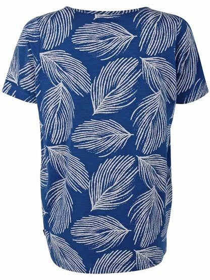 ORGANIC - Super duper tee Indigo/Lt Beige PALMA