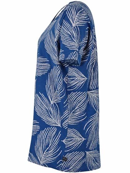 ORGANIC - Super duper tee Indigo/Lt Beige PALMA