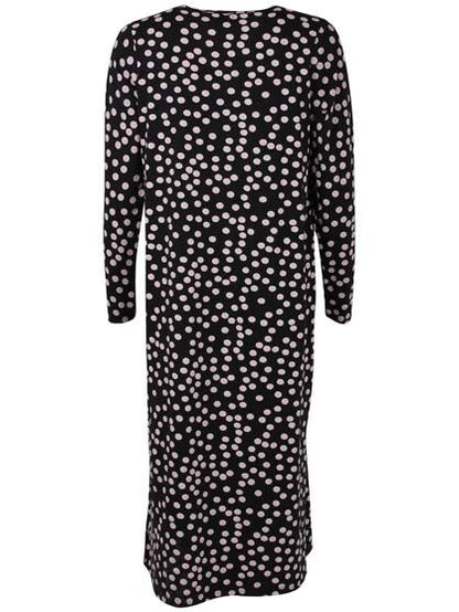 ORGANIC - Danecasilda dress Black/Lt Beige FUNDOTS