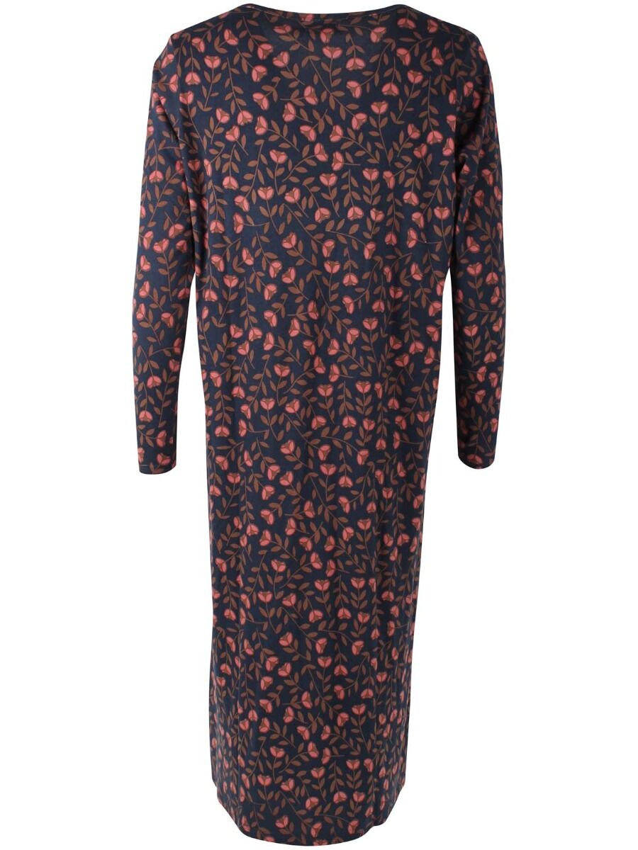 ORGANIC - Danecasilda dress Dk Navy/Redwine FLEURIE