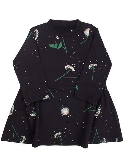 ORGANIC - Danefjord Dress Black Meadow
