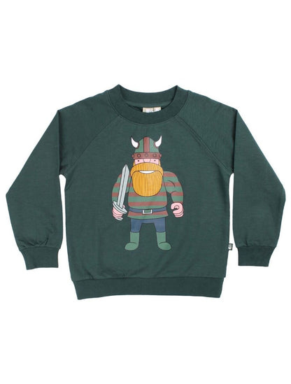 Sweater til børn med viking 
