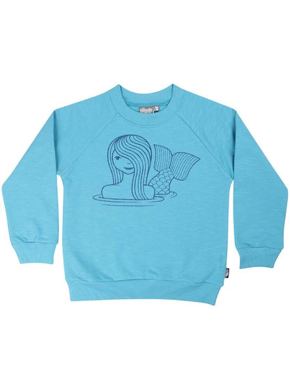 Sweater til børn med havfrue  
