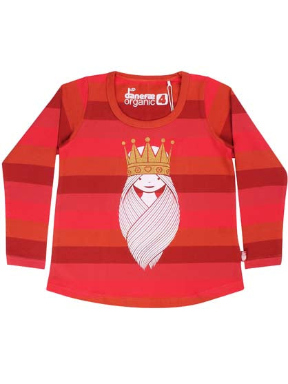 Bluse til børn med prinsesse 