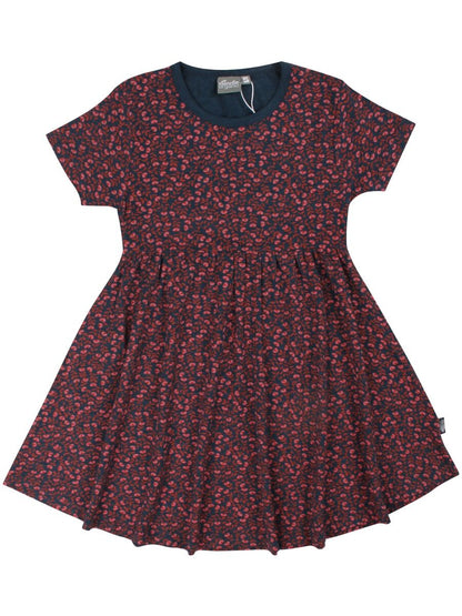ORGANIC - Danelollipop Dress Dusty navy FLEURIE