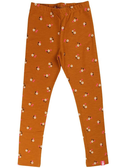 ORGANIC - Danandrea Leggings Mustard MINIFLOWER