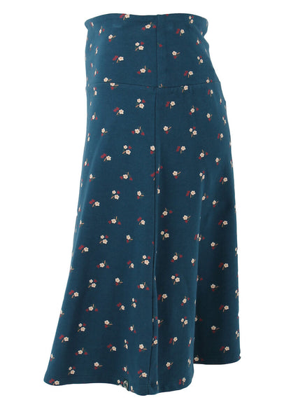 ORGANIC - Lissen Skirt Stone blue MINIFLOWER