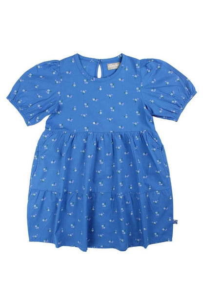 ORGANIC - Danegodis Dress Blue MINIFLOWER