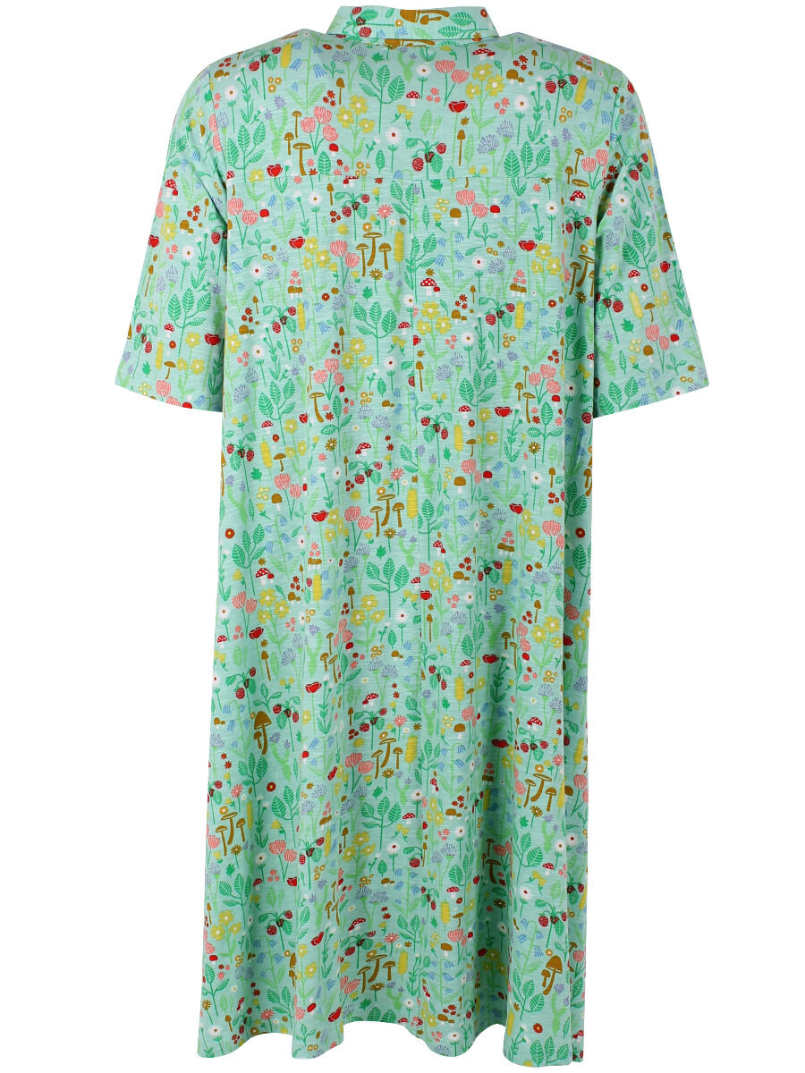 ORGANIC - Dananemone Viscose Slub Dress Foam BOTANICAL