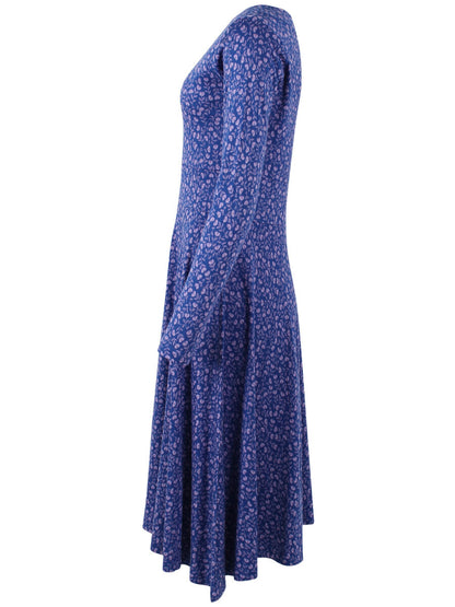 ORGANIC - Danesigrid Interlock Dress Deep Marine FLEURIE