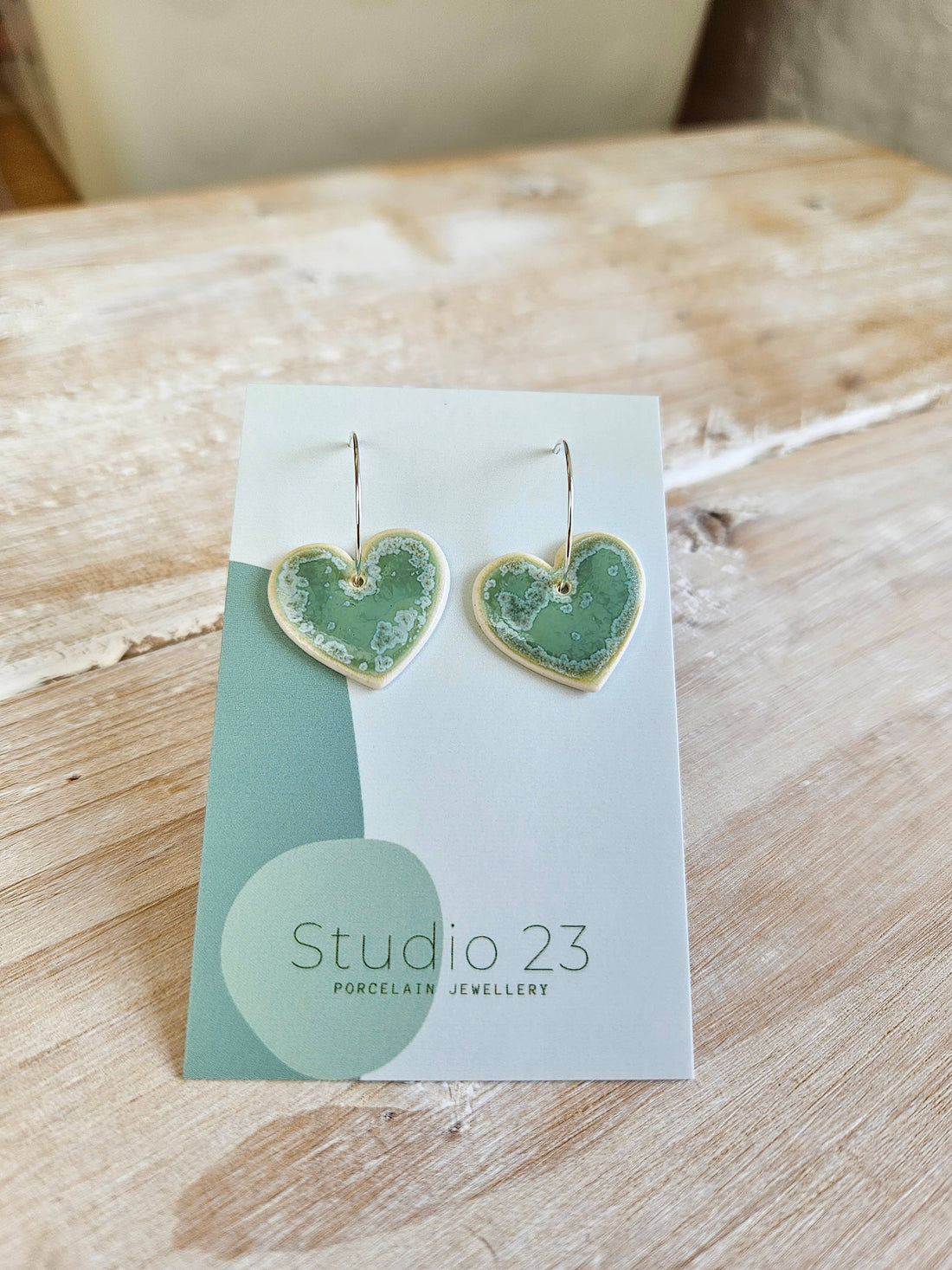 Studio 23 Heart Drop Earring Pair Ivy