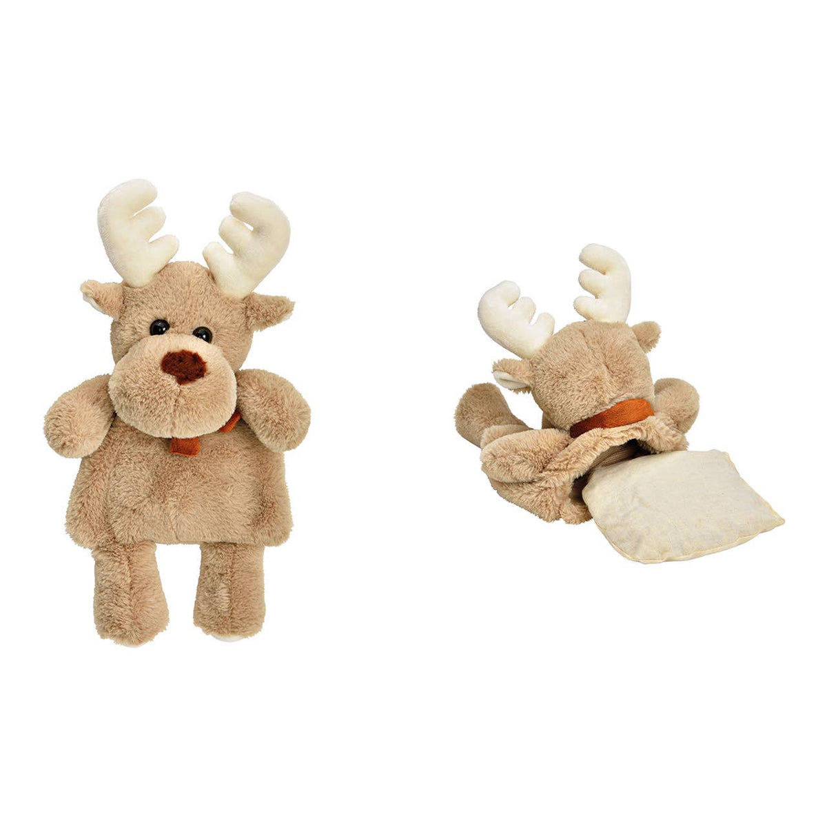 Varmepude til børn med beige elg