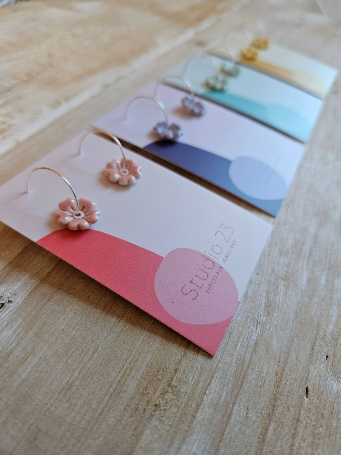 Studio 23 Flower Drop Earring Pair Lemon