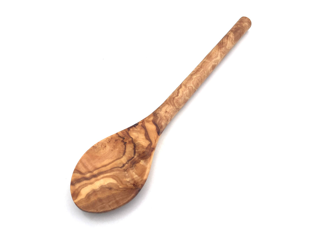 Medina Mood Round oval cooking spoon made of olive wood: 30cm